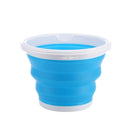 10L/5L/3L Collapsible silicone washing bucket with lid.