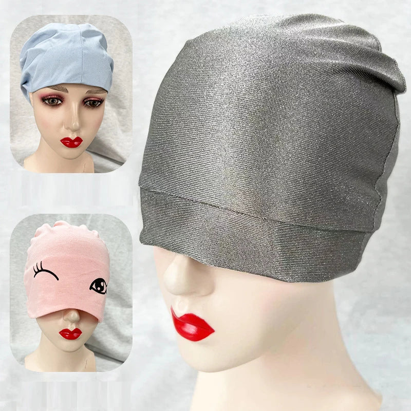 Men Or Women's 100% Silver Fiber Anti Radiation Electromagnetic Wave Shielding Beanies