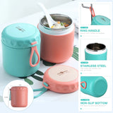 Stainless Steel Insulated Vacuum Cup With Spoon