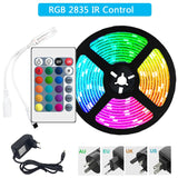 LED  Bluetooth Strip Lights 30M RGB 5050 SMD 5M RGB.  Flexible Ribbon 2835 RGB Tape Diode DC 12V APP Control+Adapter