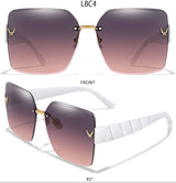 Men Or Women's UV Protection Rimless Sunglasses