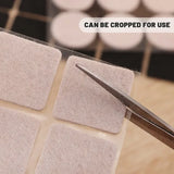18/180Pcs  Round/Square Felt Adhesive Non-Slip Furniture Pads