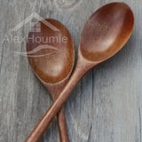 6 Piece  9 Inch Bamboo Mixing Spoons