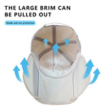 Men's Big Brim Breathable Retractable Sunshade Hat