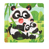 11x11cm Wooden 3d Cartoon Puzzle