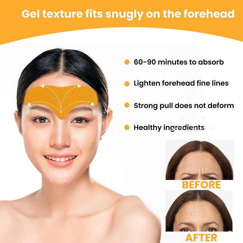 10pcs/30pcs Forehead Anti-Aging Skin Tightening Patches