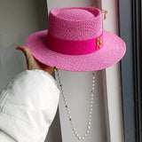 Women's Delicate Woven Summer Straw Hat
