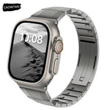 Stainless Steel Quick Fit Watchband for Apple Watch Ultra 2 1 49mm 10 46mm Series 9 8 7 6 5 4 45mm 44mm