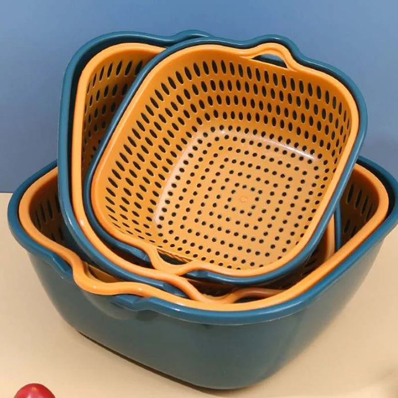 Double Layer Plastic Colander