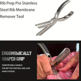 1pc Stainless Steel Rib Membrane Removal Tool With Ergonomic Handle