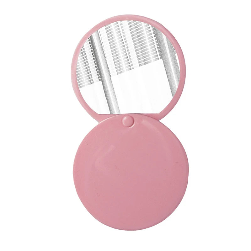 Handheld Makeup Sliding Cover Mini Mirror
