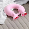 Soft Plush U-shaped Hot Water Bag for Neck
