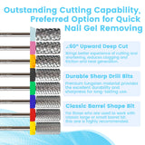 3/32" MagiBling Professional Manicure Nail Drill Bits for Hard Acrylic Gel
