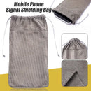 Silver Fiber RF Signal Blocker Cell Phone Bag