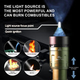 Shan bao Customized 3000LM Waterproof Flashlight With Zoom options