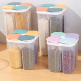 4 Grids Sealed Plastic Storage Container