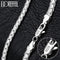 DOTEFFIL 925 Sterling Silver 8/16/18/20/22/24 Inch. 6mm bracelet chain.