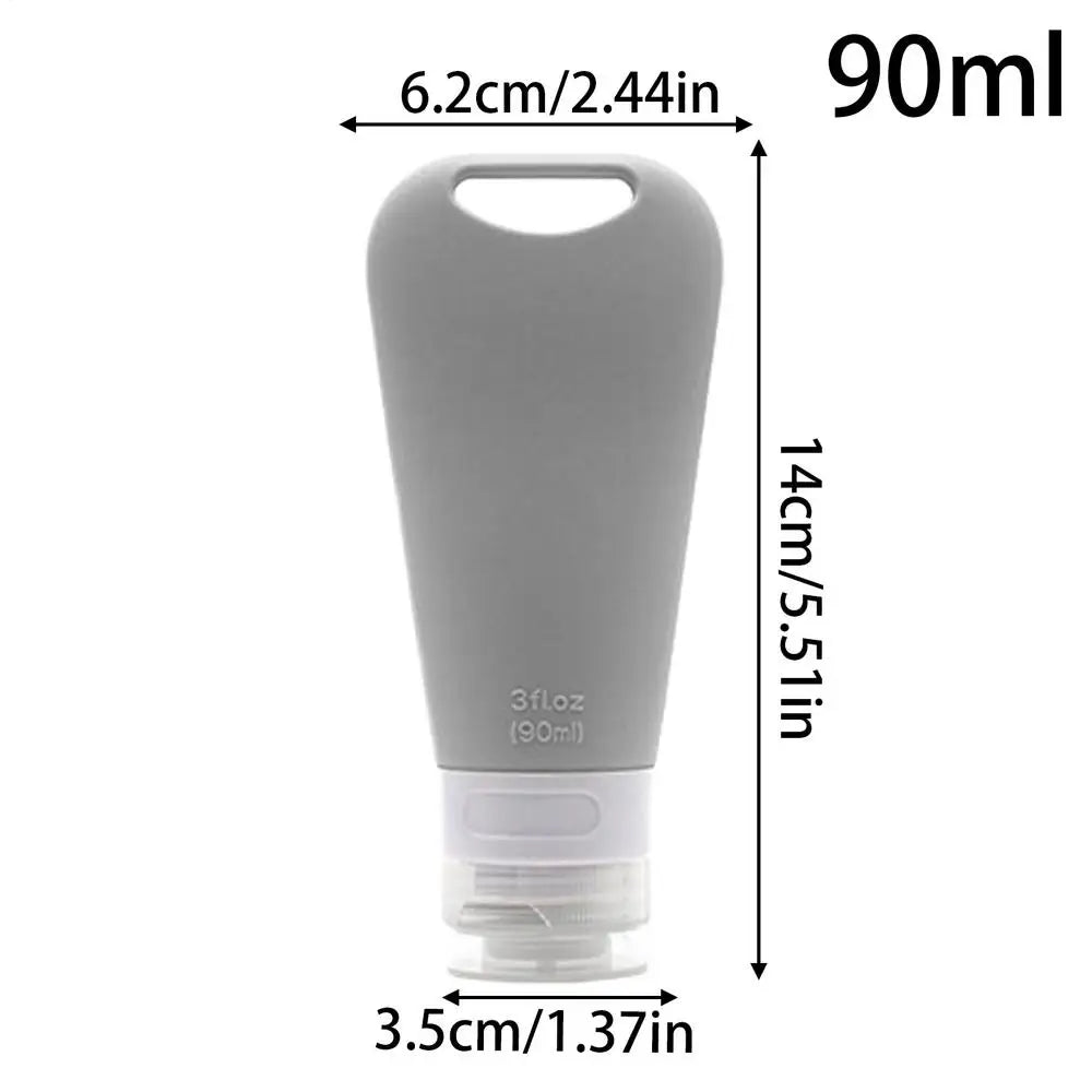 Silicone 90ml Dispensers Bottles For Pet Water Or Travel Products