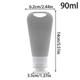 Silicone 90ml Dispensers Bottles For Pet Water Or Travel Products
