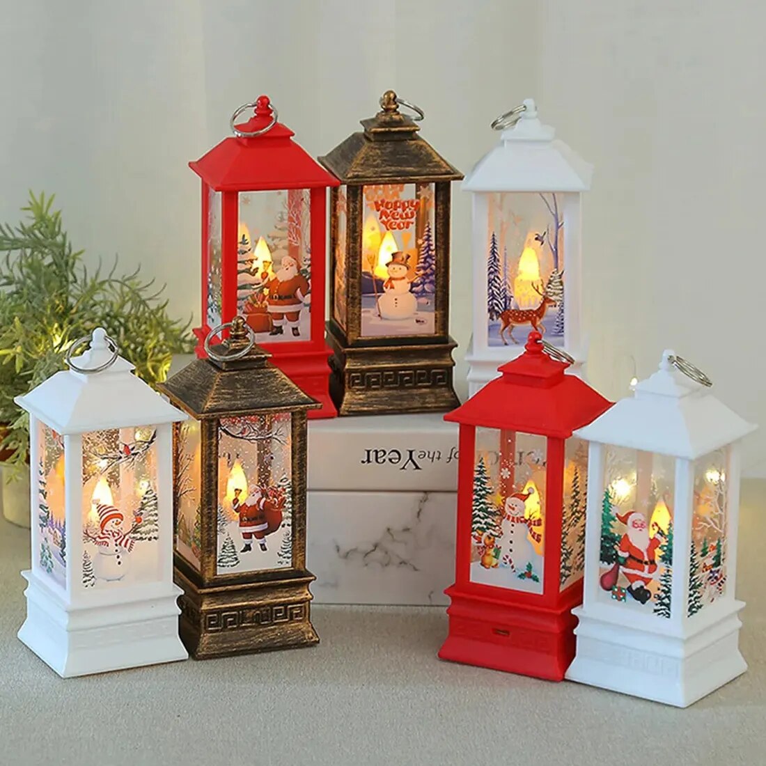 Christmas Light Up Lanterns.