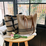 Women's Classic Straw Woven Beach Bag