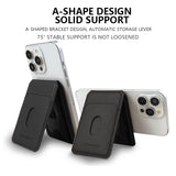 Leather Magnetic Cellphone Card Holder For IPhone 12 13 14 15 16 Pro Max Plus