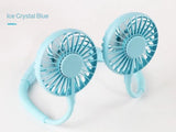 LED Rechargeable 3 Speed Silent Neck Fan