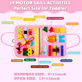Montessori Toddler Busy Board For Educational Activity Motor Skills