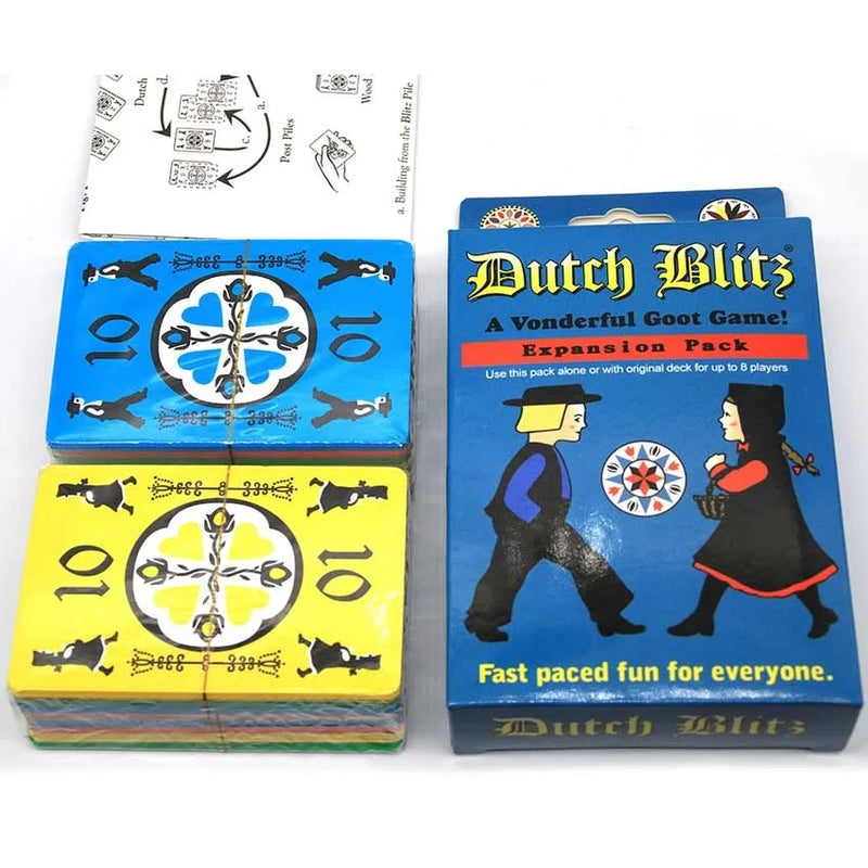 The Original Fast Paced Card Dutch Blitz Game Contains 160 Cards