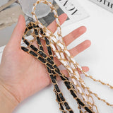 120cm Long PU Leather Bag Strap for Crossbody Shoulder Bags