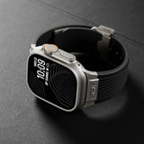 Silicone Sports Strap for Apple Watch Ultra 2/1 49mm Series 9 8 7 45mm 44mm Or IWatch 6 5 4 3 Se 44mm 42mm