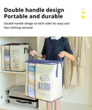 1Pc Fabric Storage Bag With Clear Window For All Household Items.