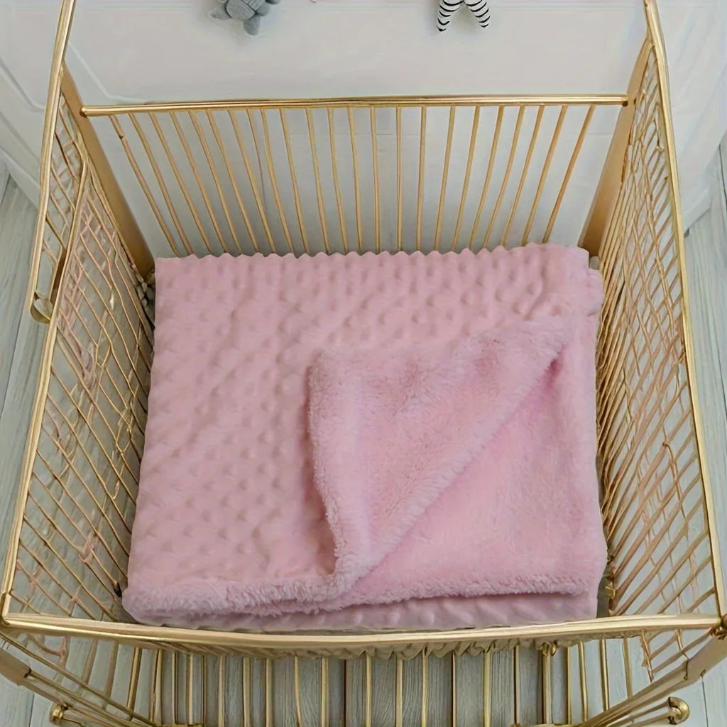 75*100cm Newborn Baby Soft Warm Velvet Blanket