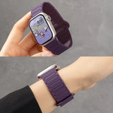 Silicone Magnetic  Strap for Apple Watch 46mm 42mm 49mm 45mm 41mm 44mm 40mm Band For IWatch Ultra 2 Series 10 9 8 7 6 SE 5 4 3