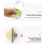 Moisture-proof Seasoning Bottle That Can Extrude 0.5 Grams Of Salt Or Sprinkle Larger Measurements Without Clumping