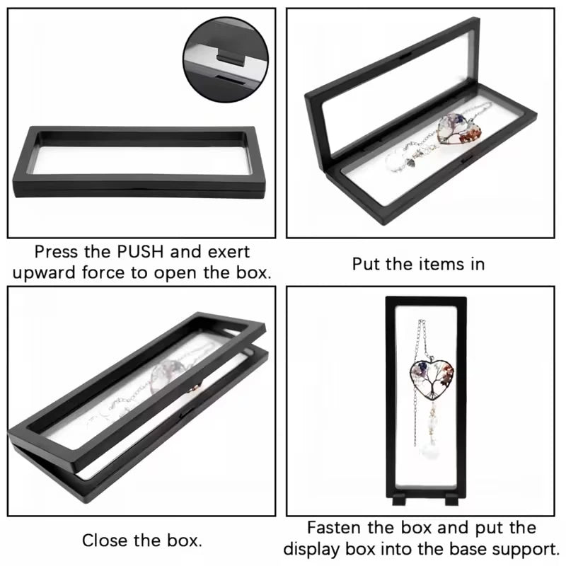 Reusable Floating Display Case For Insect Collection Coin Or Jewelry