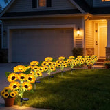 Solar Garden Sunflower Lights