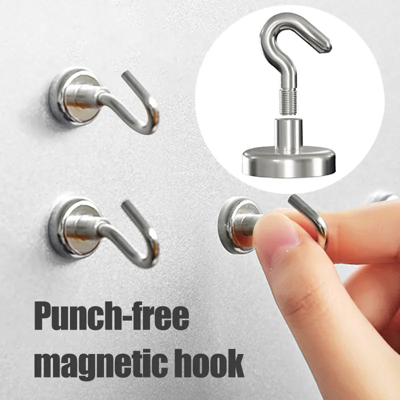 10Pcs Strong Magnetic Hooks