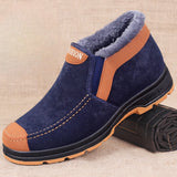 Men's Comfortable and Warm Walking Boots With Plush Insoles