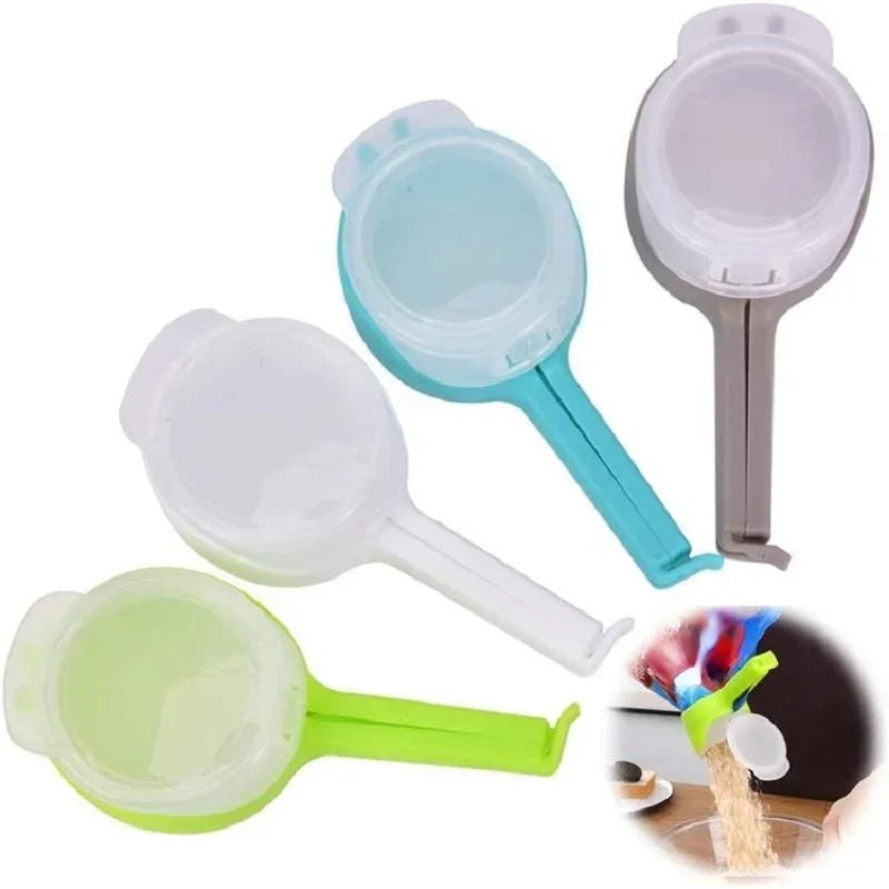 Food Storage Sealing Clips with Pour Spouts