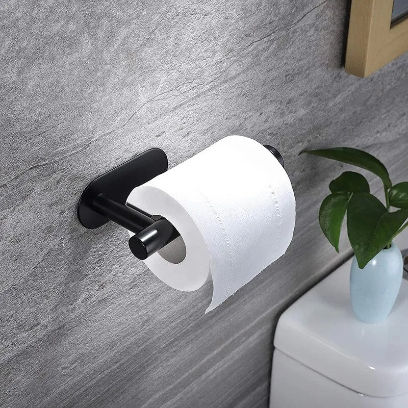 Adhesive Toilet Paper/Paper Towel Holders.