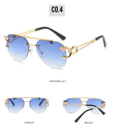 KAMMPT Men Or Women's  Rimless UV400 Sunglasses