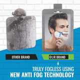 Acrylic Anti Fog Mirror With Suction Cup For Bathroom