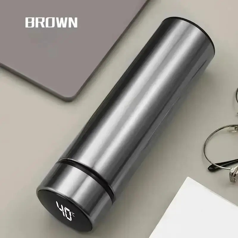 500ml Stainless Steel Thermos Bottle with LED Digital Temperature Display