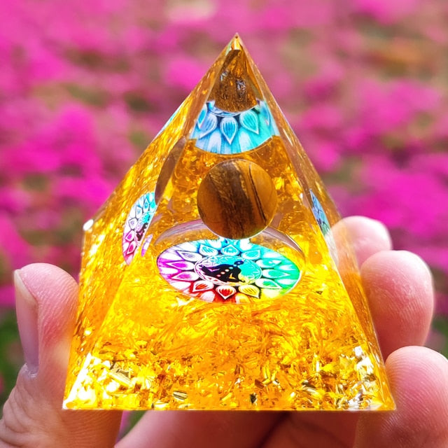 Energy Generator Orgone Pyramid For Meditaion.