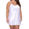 Women's Satin Nightdress With Spaghetti Straps.