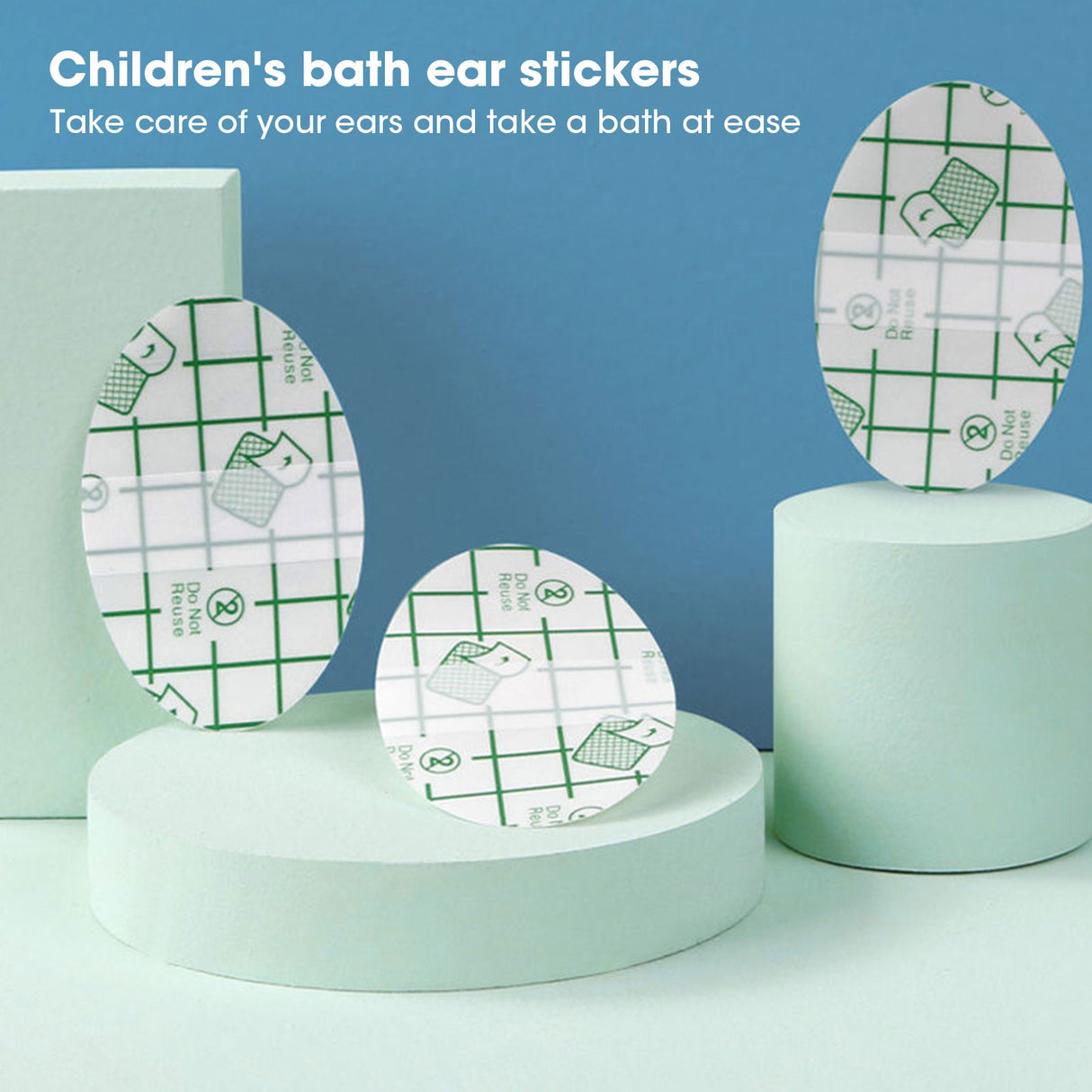 20/60/100pcs  Ear Protection Stickers From Water OR Soap.