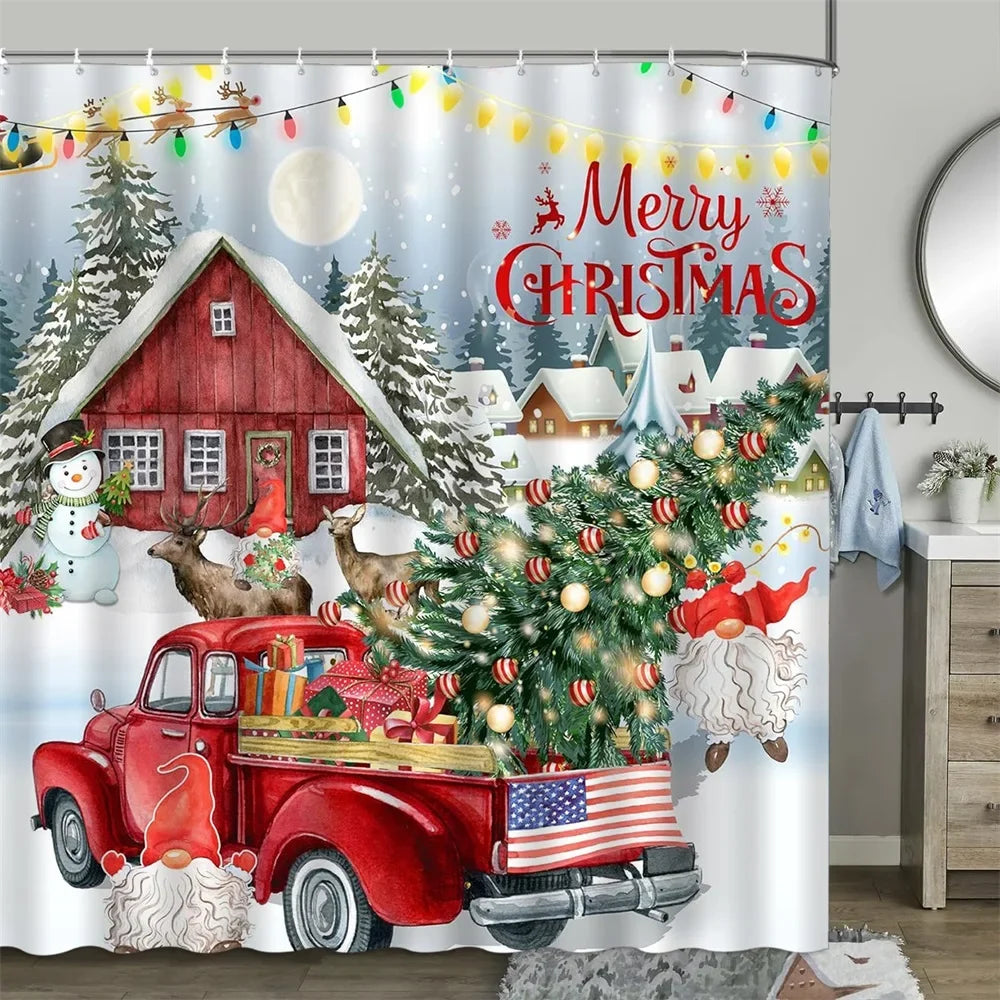 Christmas Shower Curtain