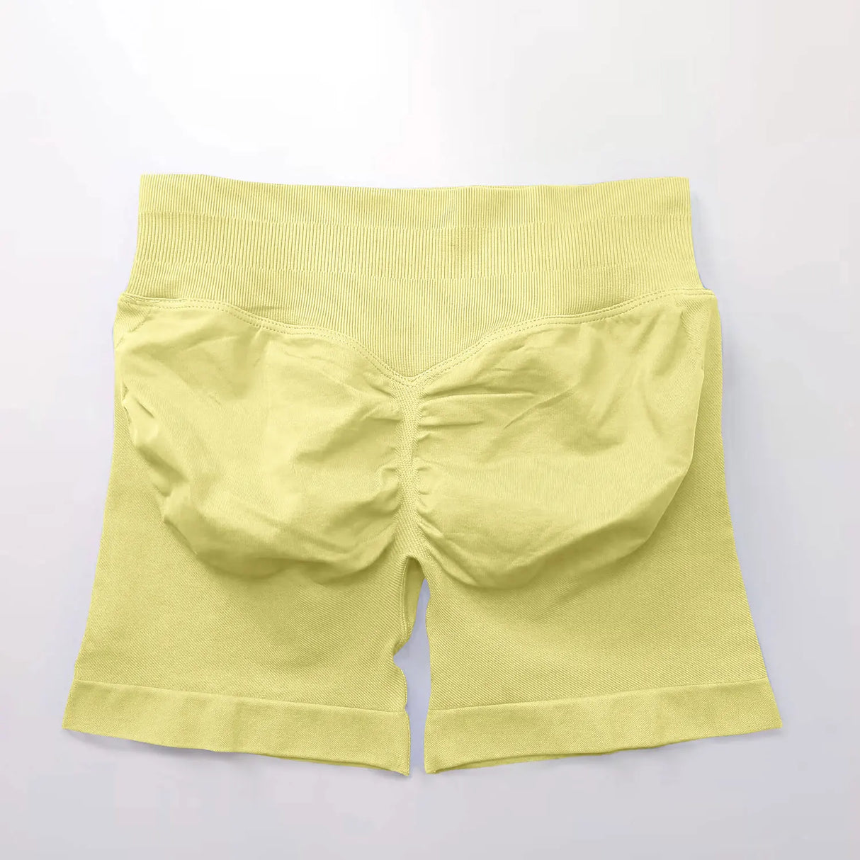 NCLAGEN 4.5" Women's  Low Ribbed Band Scrunch Butt Seamless Impact Shorts