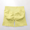 NCLAGEN 4.5" Women's  Low Ribbed Band Scrunch Butt Seamless Impact Shorts